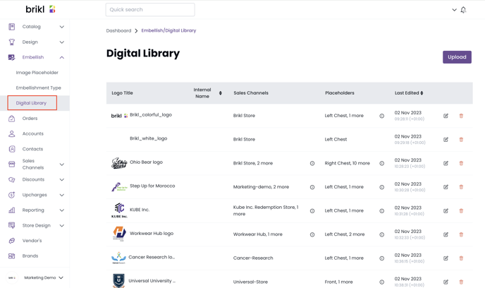 Navigate to digital library