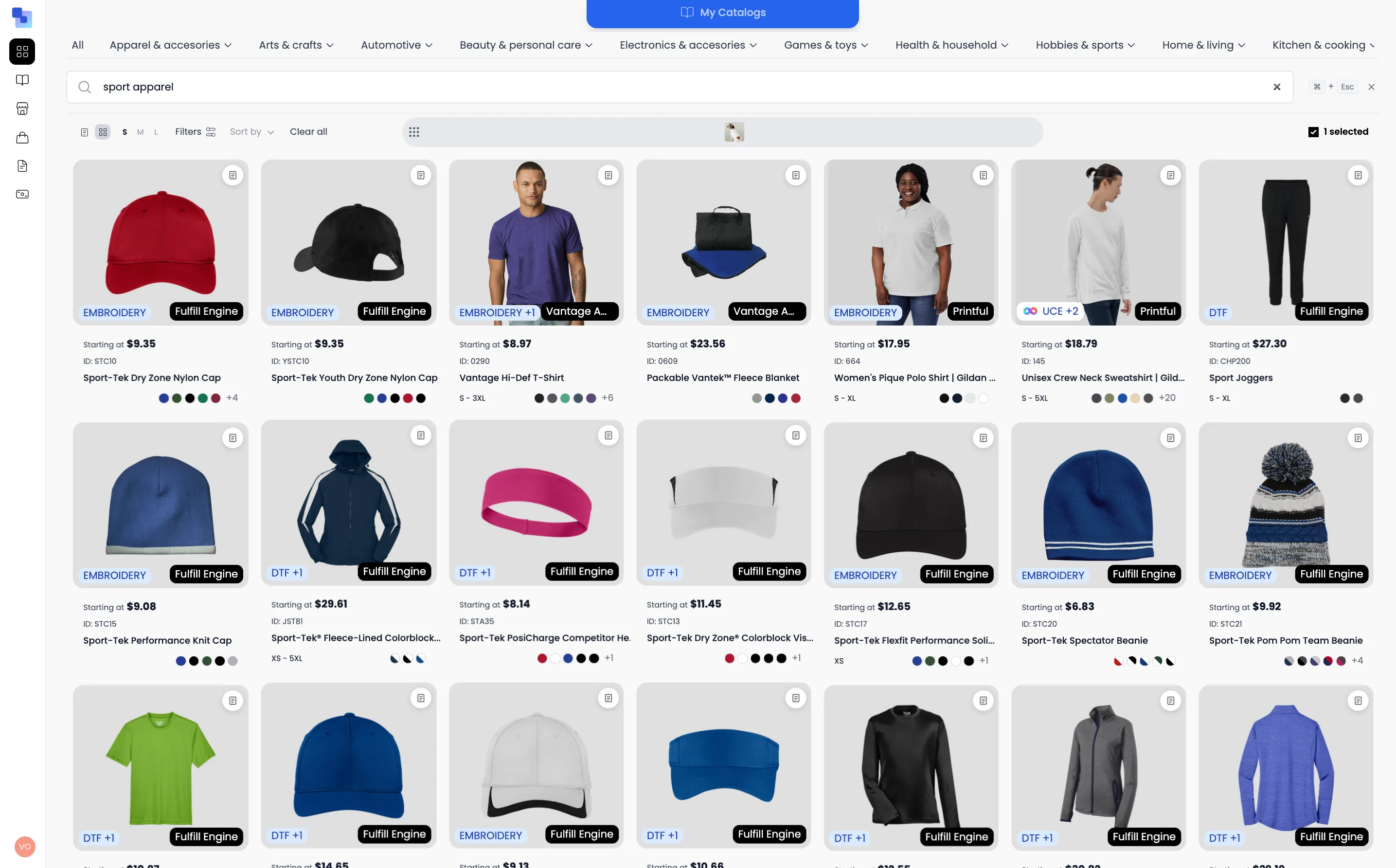 Custom sport apparel on Brikl — team jerseys, performance tees, headwear, and warm-ups
