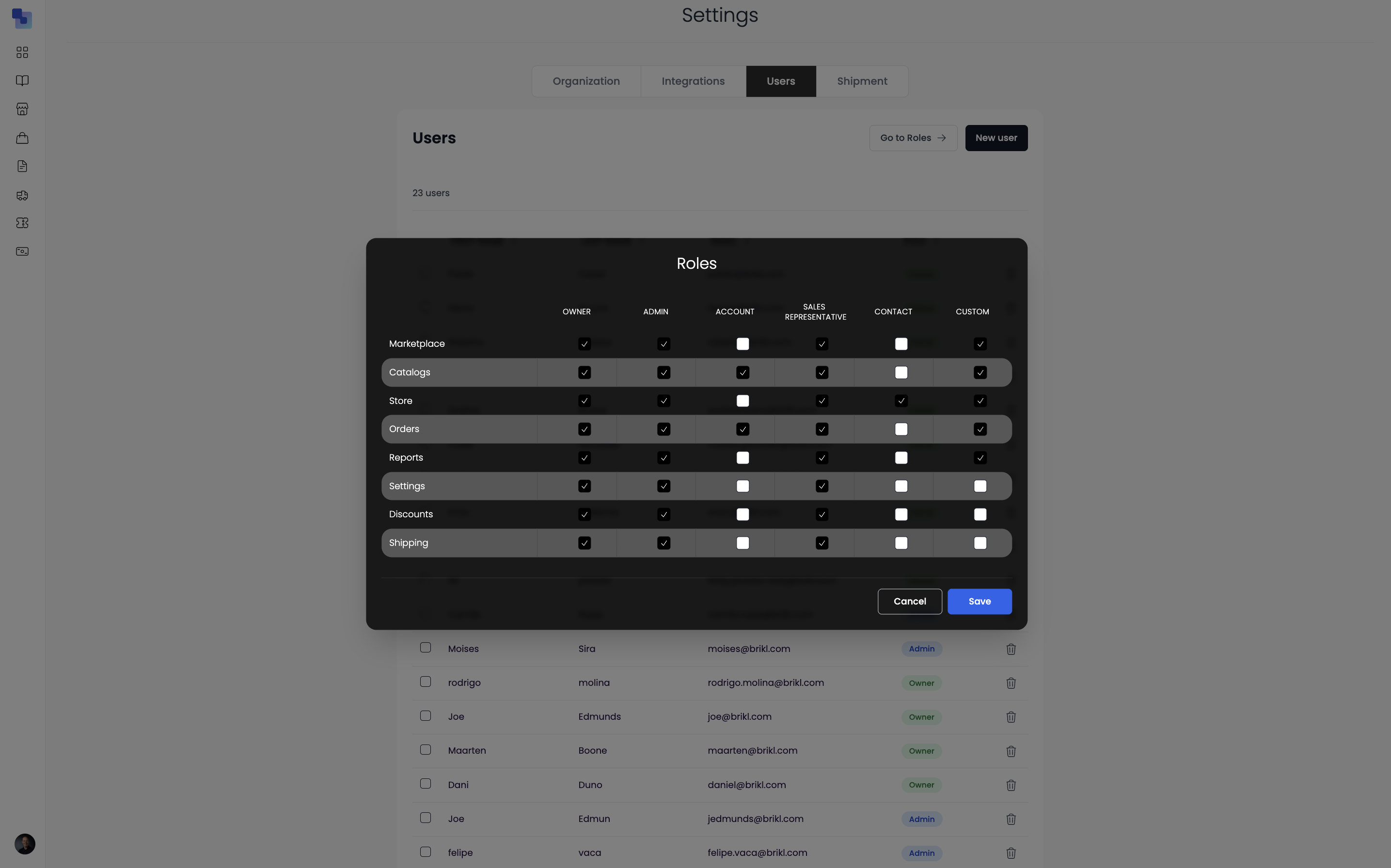 User Roles & Permissions